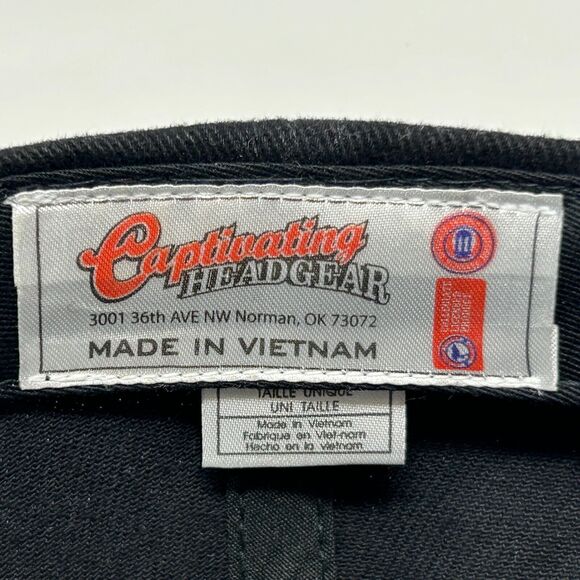 Purdue University Boilermakers Hat Cap Black Strapback Captivating Headgear - Picture 8 of 10